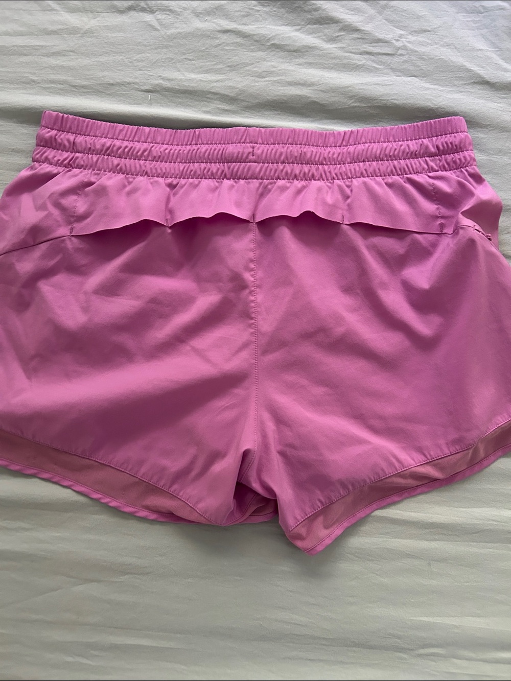 Athleta Pink Athletic Shorts with Side Pockets - Picture 5 of 8